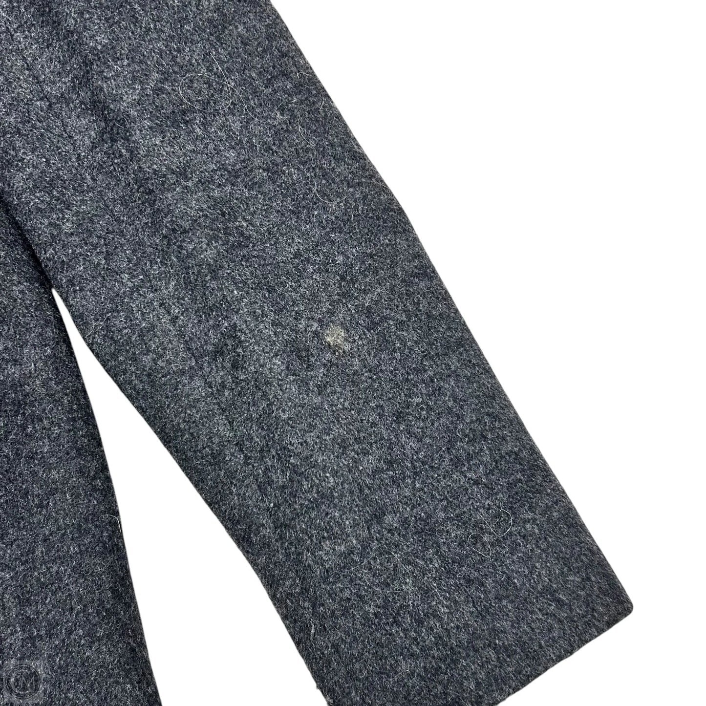 Coat Trench Coat By Madewell In Grey, Size: M