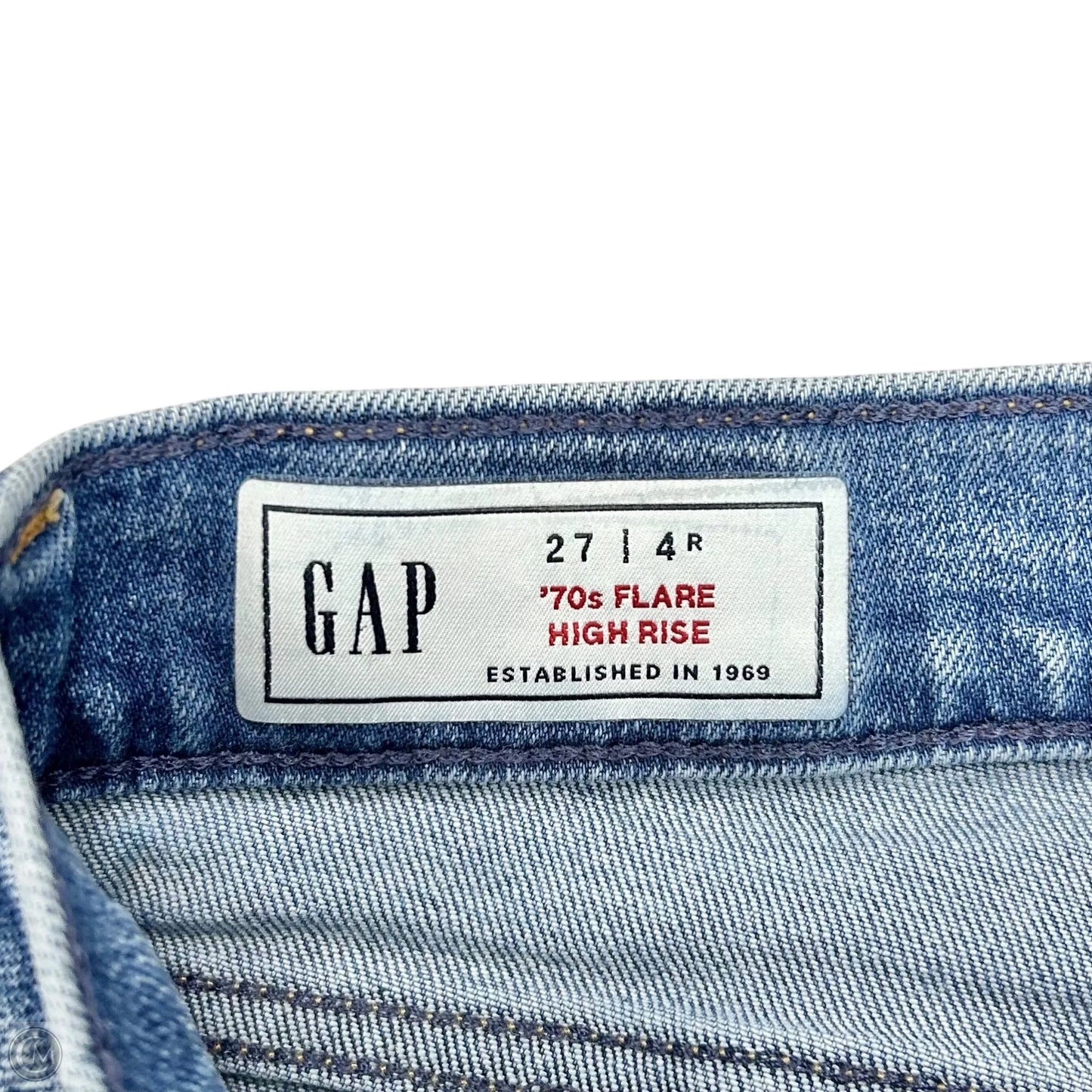 Jeans Flared By Gap In Blue Denim, Size: 4