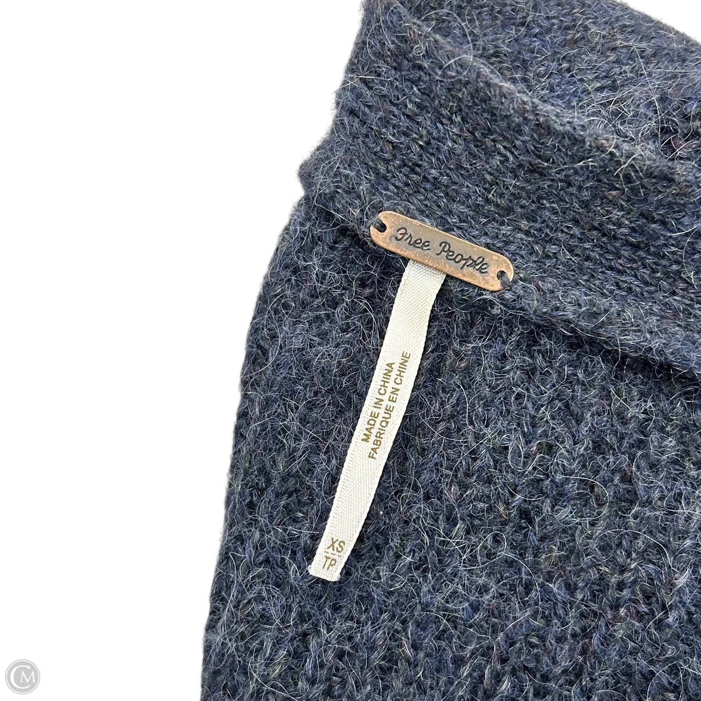 Sweater Cardigan By Free People In Navy, Size: Xs