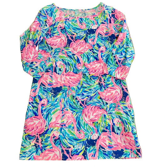 Dress Designer By Lilly Pulitzer In Blue & Pink, Size: M