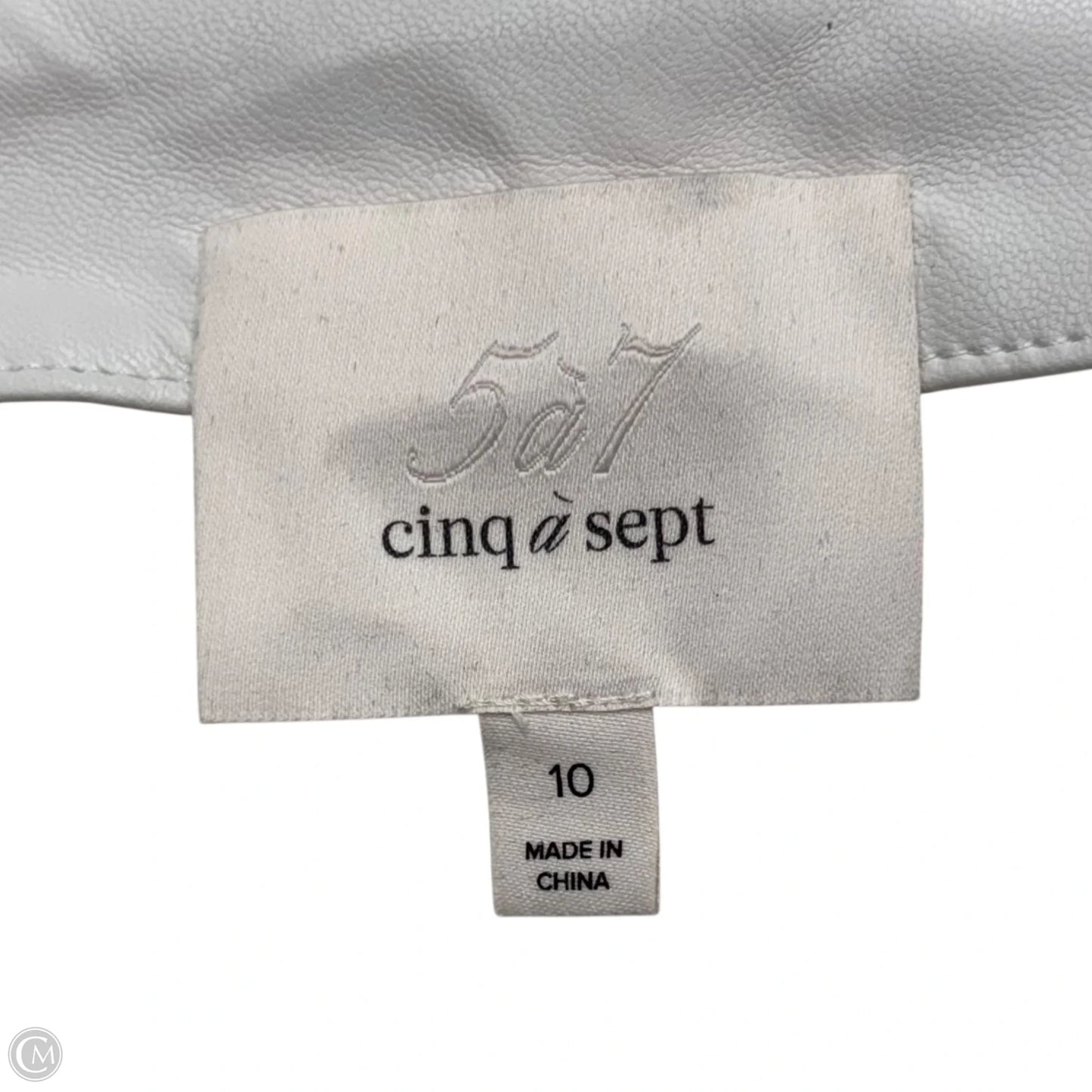 Tunic Short Sleeve By Cinq A Sept In Beige, Size: M