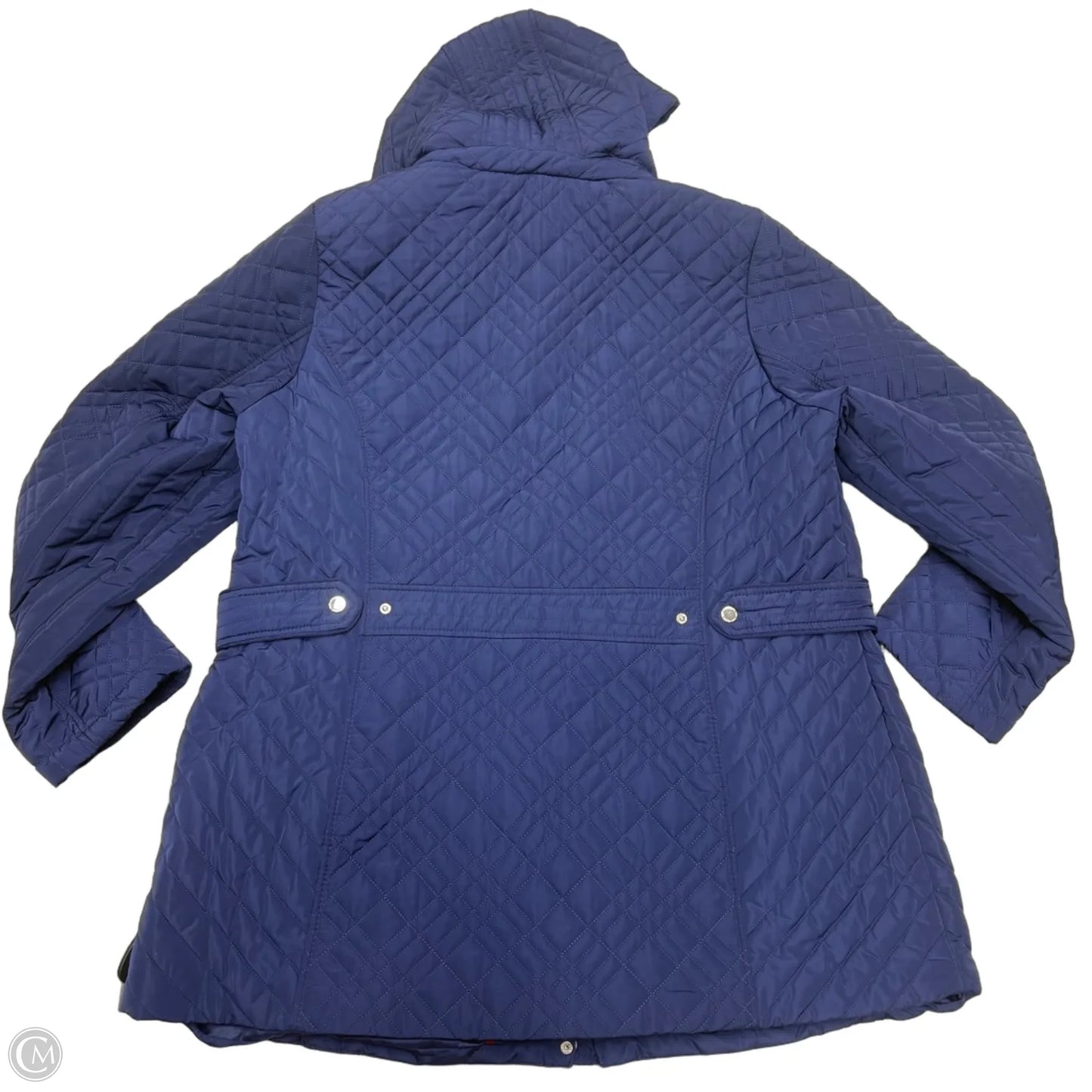 Coat Puffer & Quilted By Jones New York In Navy, Size: 0x