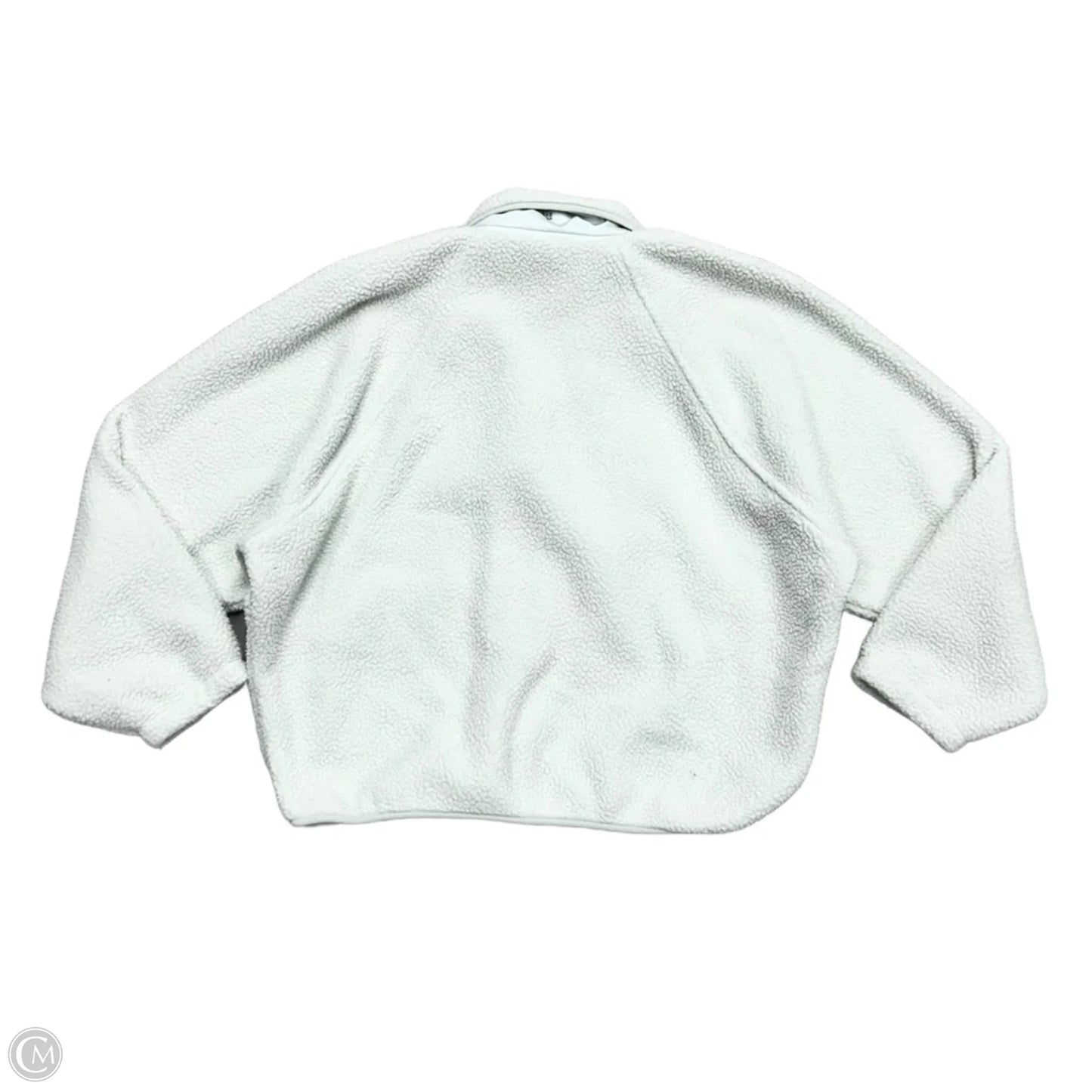 Jacket Faux Fur & Sherpa By Free People In Blue, Size: M