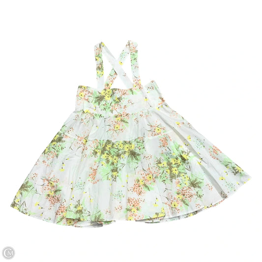 Dress Casual Short By Free People In Green & White, Size: Xs