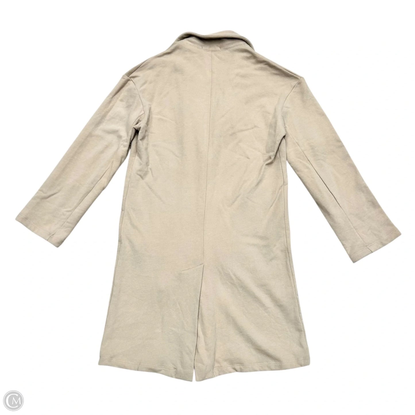 Coat Trench Coat By Shore In Tan, Size: Xs