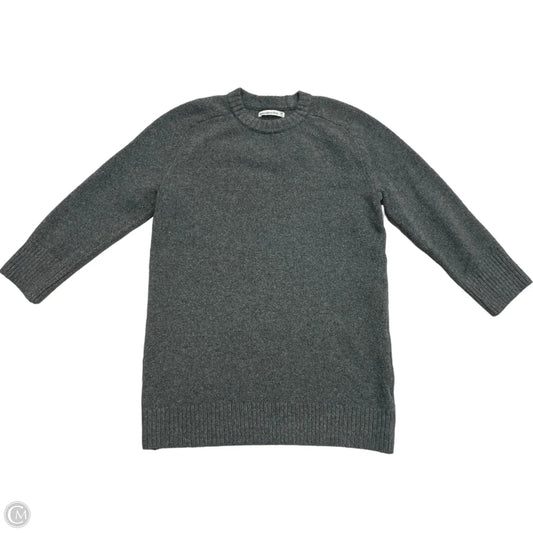 Dress Sweater By Abercrombie And Fitch In Grey, Size: Mp