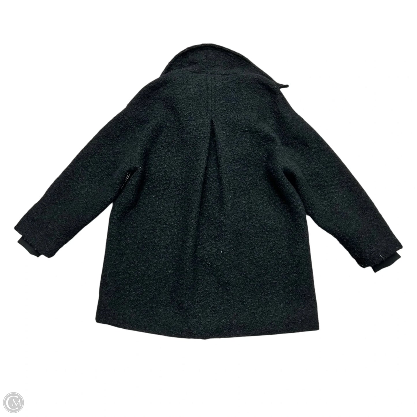 Coat Peacoat By Ganni In Black, Size: S