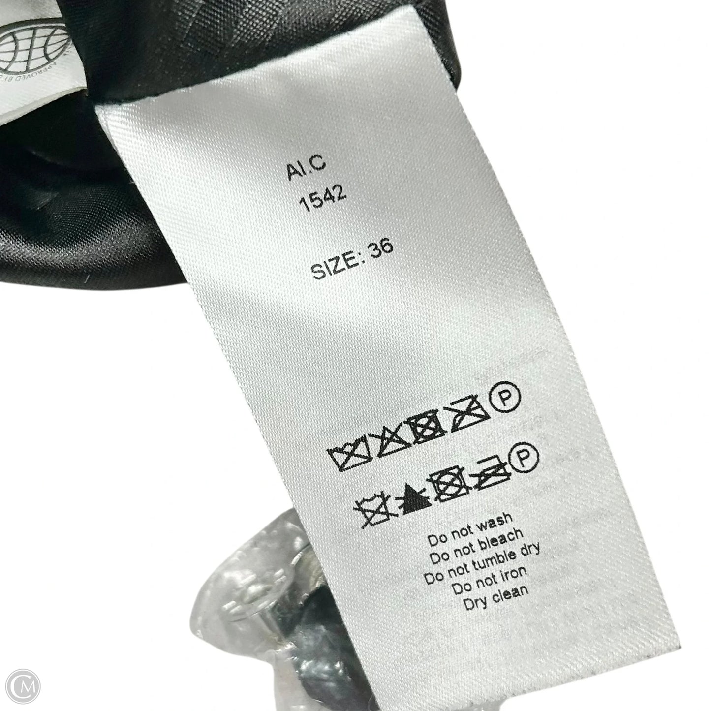 Coat Peacoat By Ganni In Black, Size: S