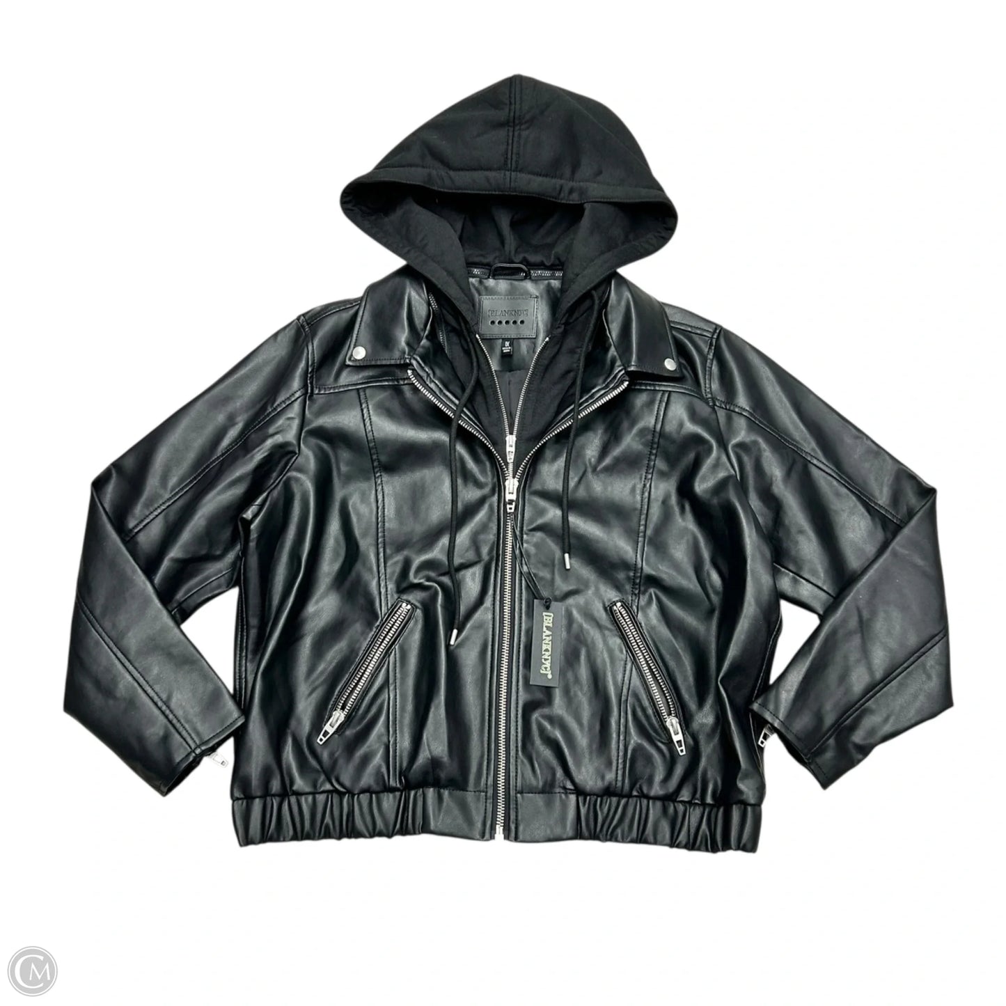 Jacket Moto By Blanknyc In Black, Size: 1x