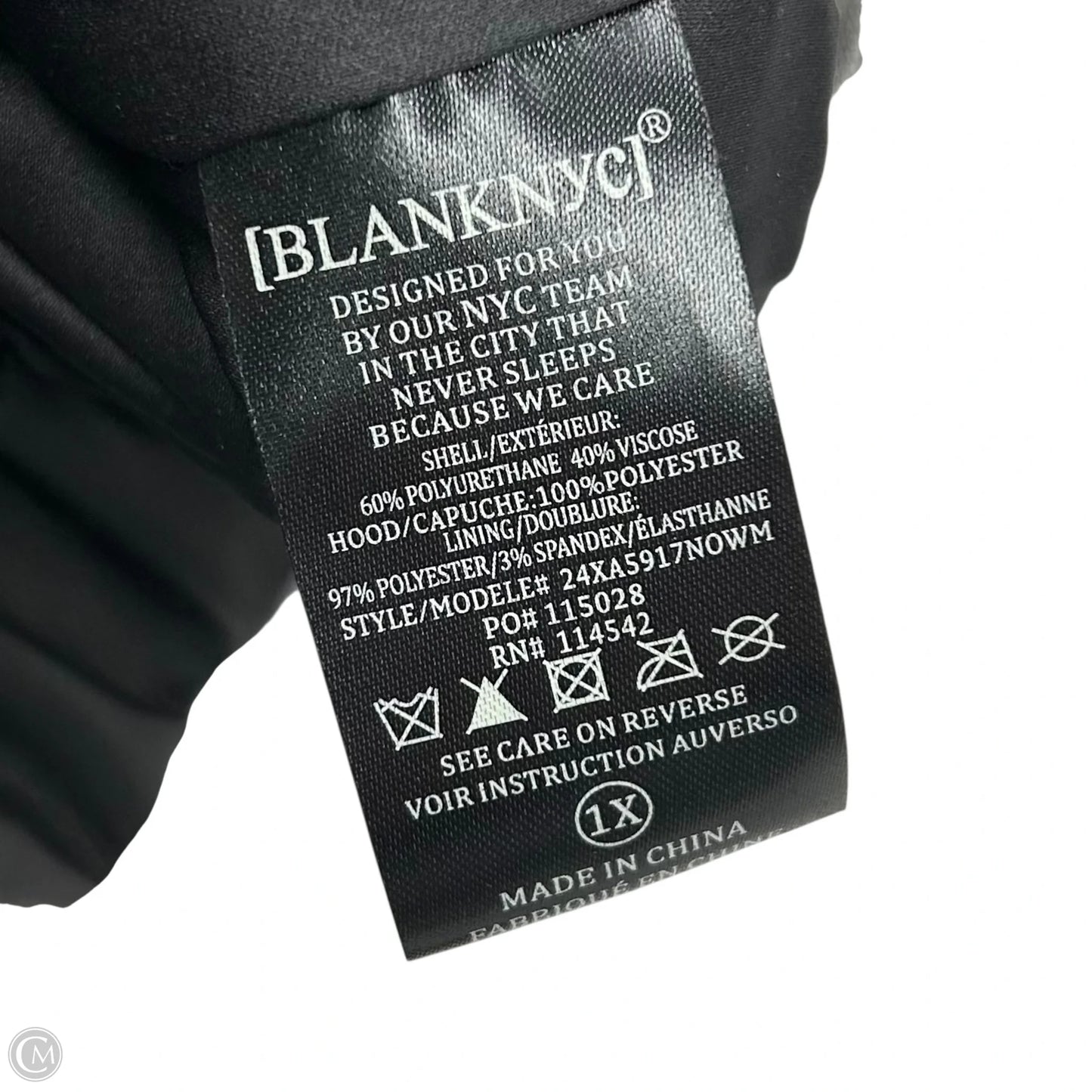 Jacket Moto By Blanknyc In Black, Size: 1x