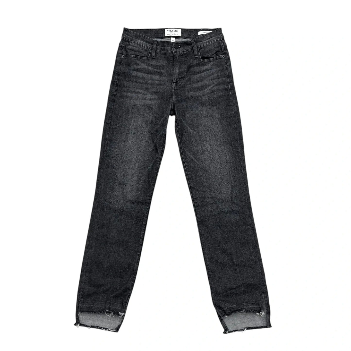 Jeans Straight By Frame In Blue Denim, Size: 0