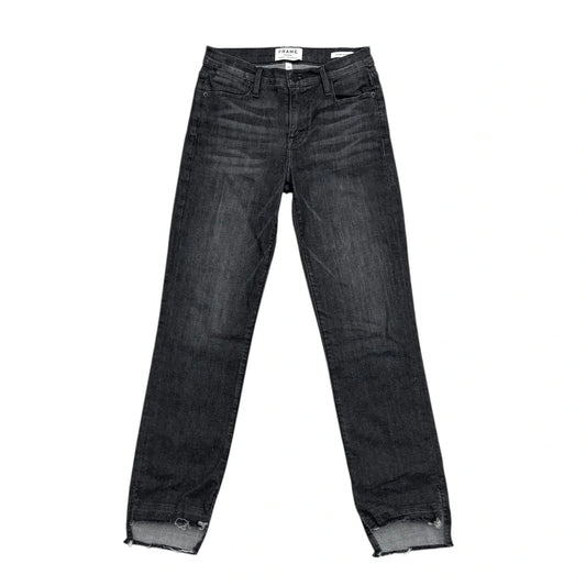 Jeans Straight By Frame In Blue Denim, Size: 0