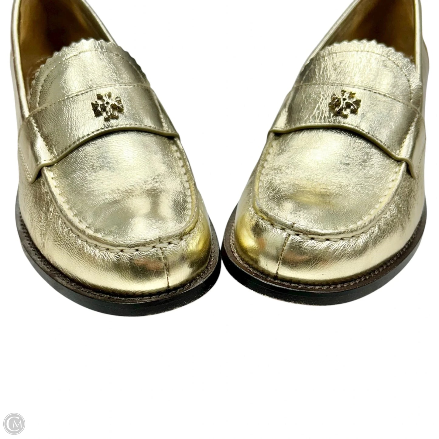Shoes Designer By Tory Burch In Gold, Size: 7.5