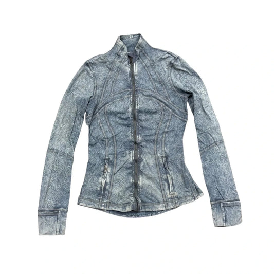 Athletic Jacket By Lululemon In Blue, Size: S