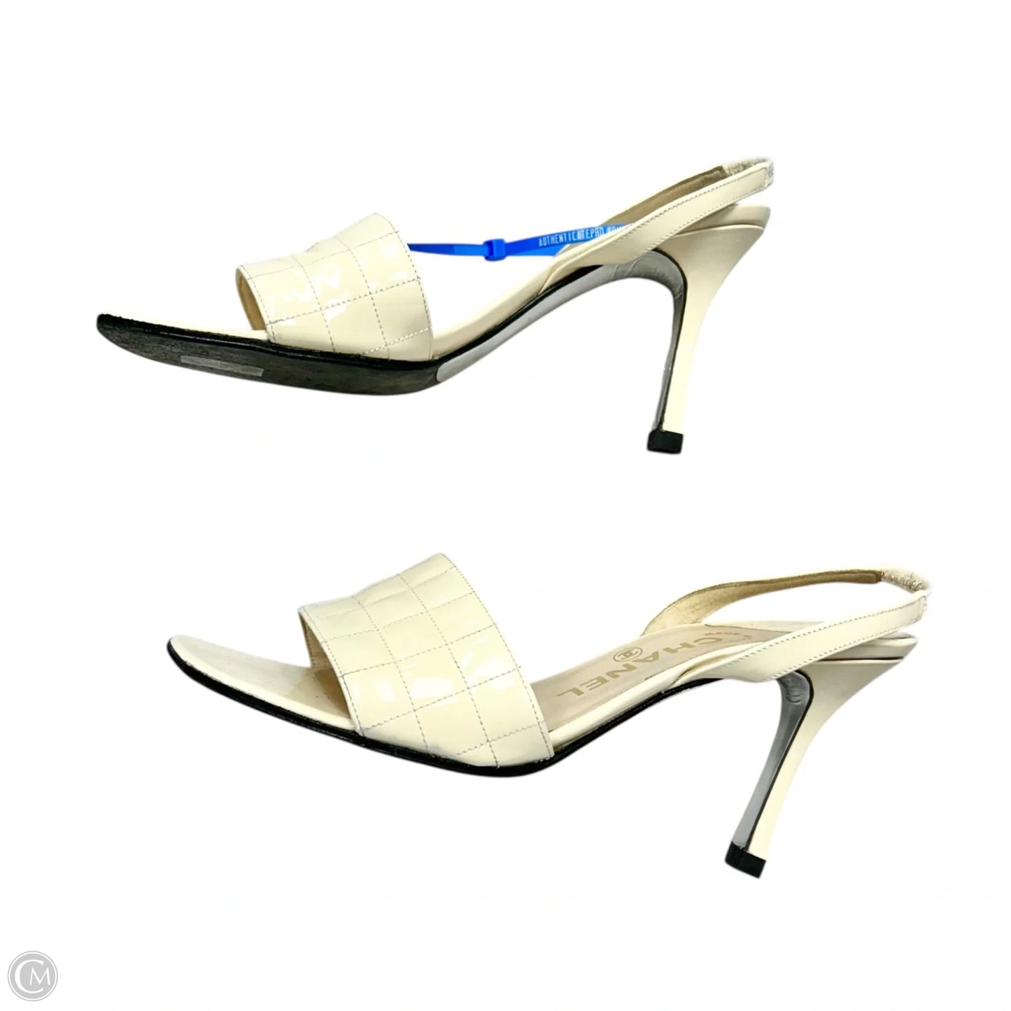 Shoes Luxury Designer By Chanel In Cream, Size: 6.5