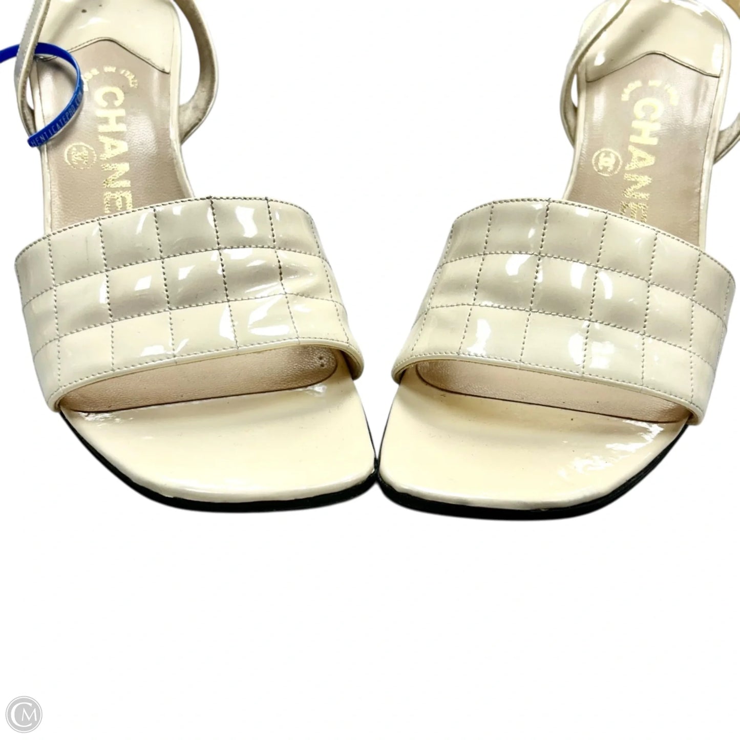 Shoes Luxury Designer By Chanel In Cream, Size: 6.5