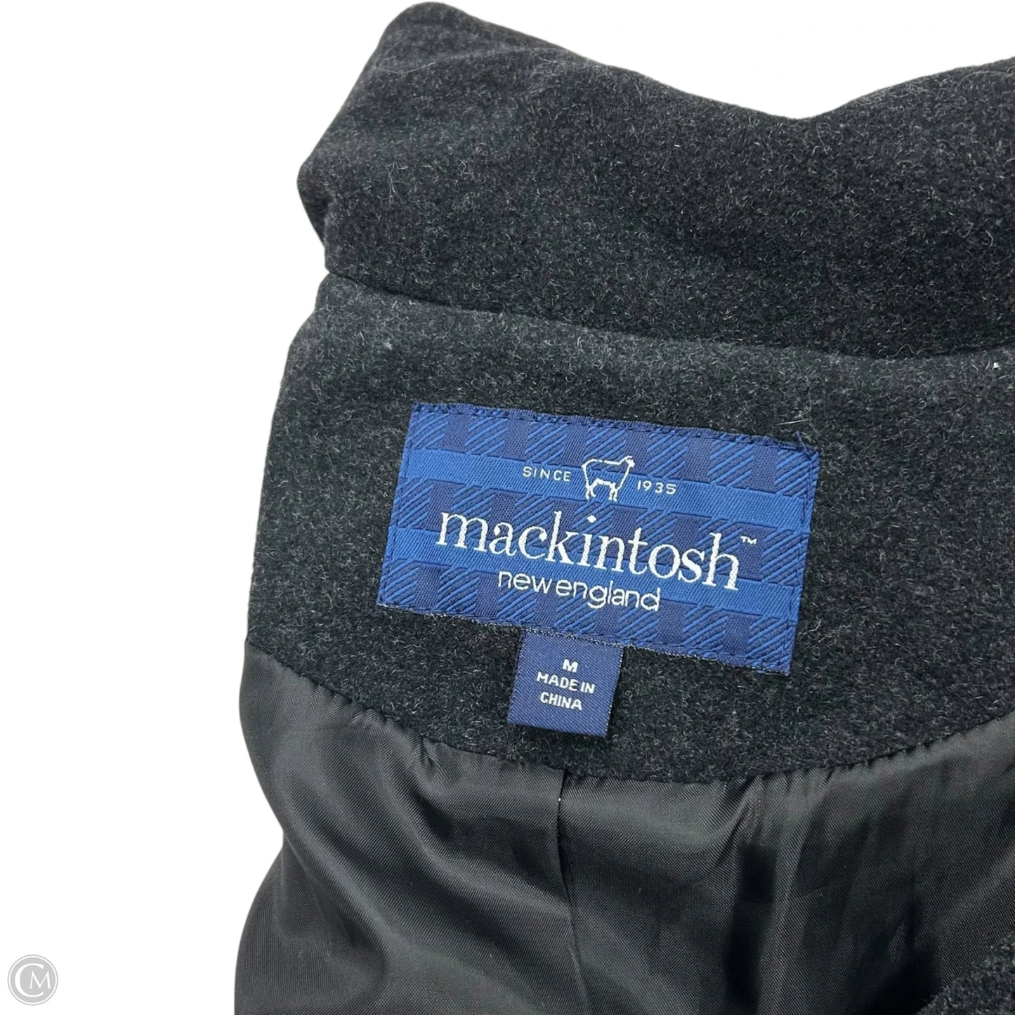 Coat Peacoat By Mackintosh In Grey, Size: M