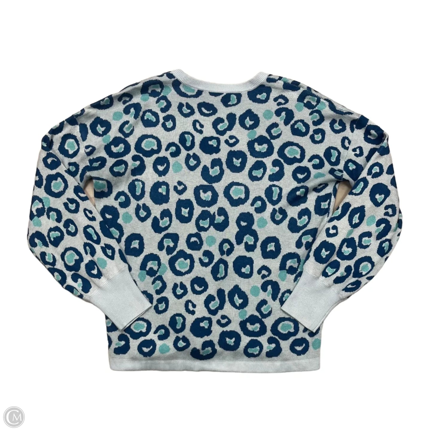 Sweater Cardigan Designer By Lilly Pulitzer In Blue, Size: L