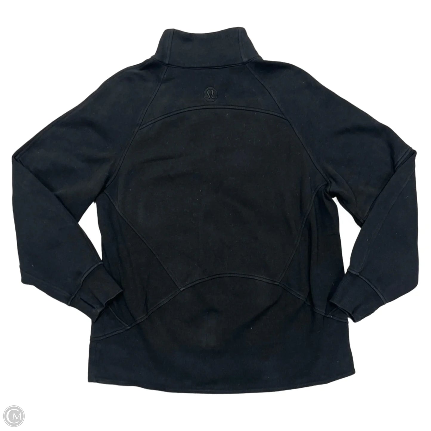 Athletic Jacket By Lululemon In Black, Size: M