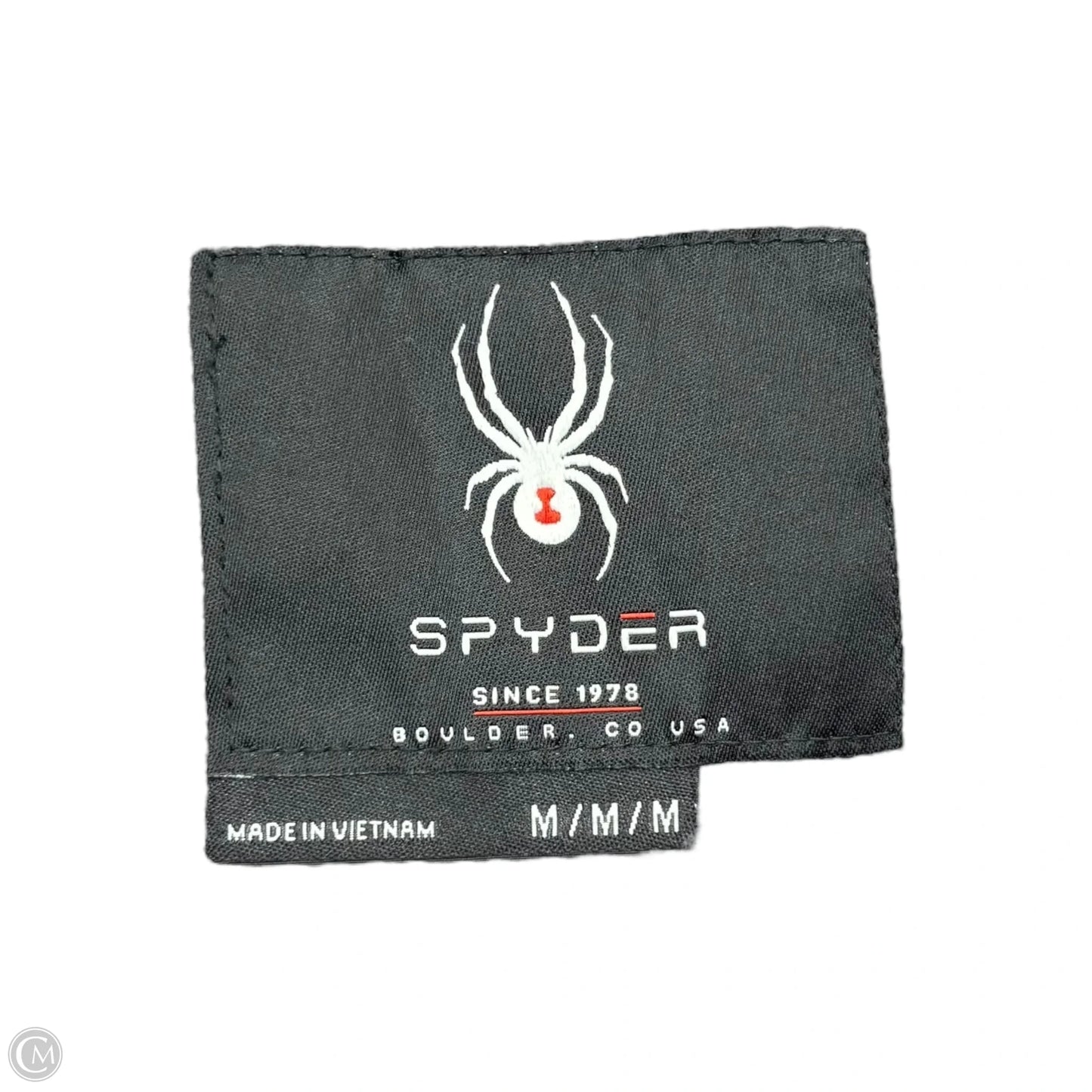 Coat Puffer & Quilted By Spyder In Black, Size: M