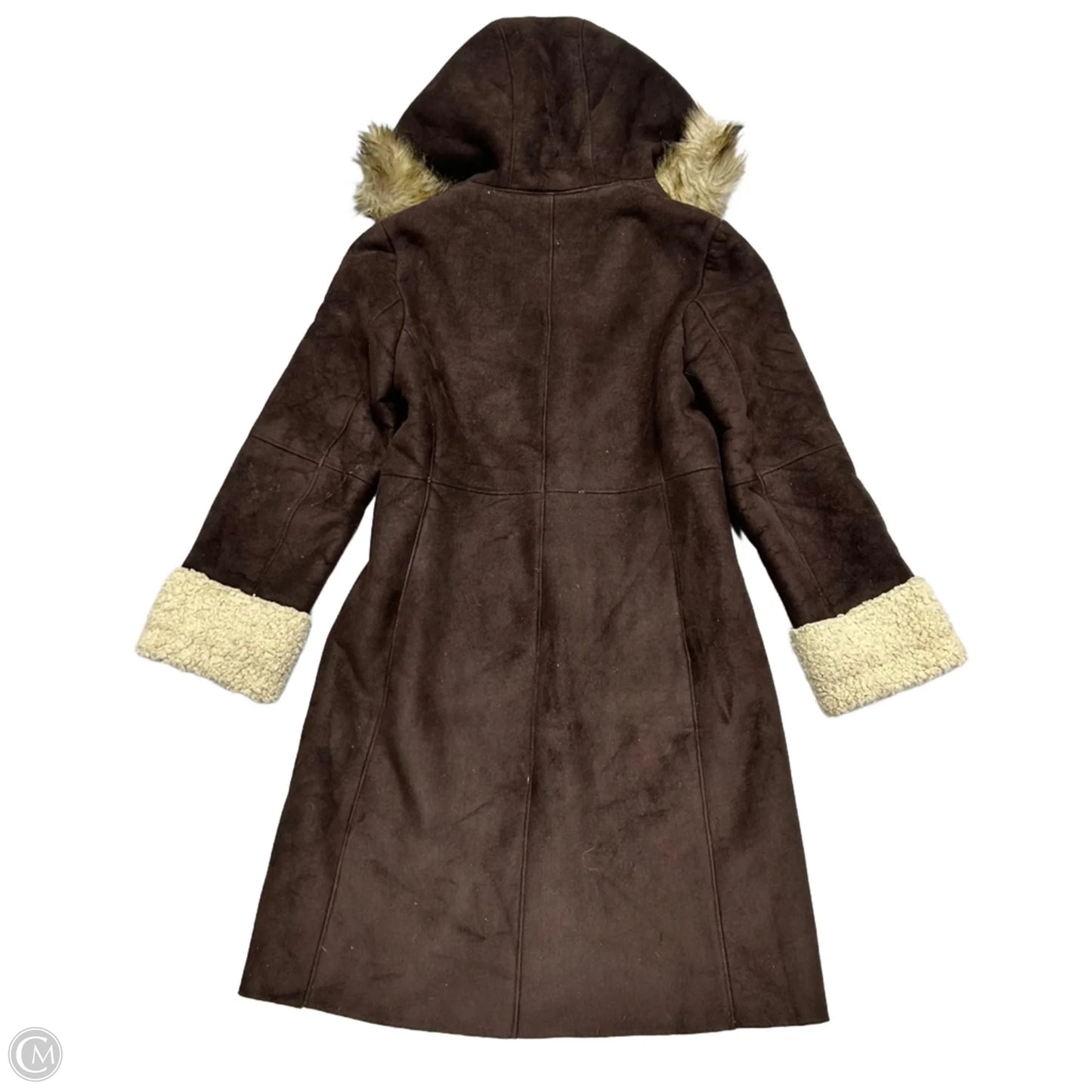 Coat Faux Fur & Sherpa By Kenneth Cole Reaction In Brown, Size: Xs