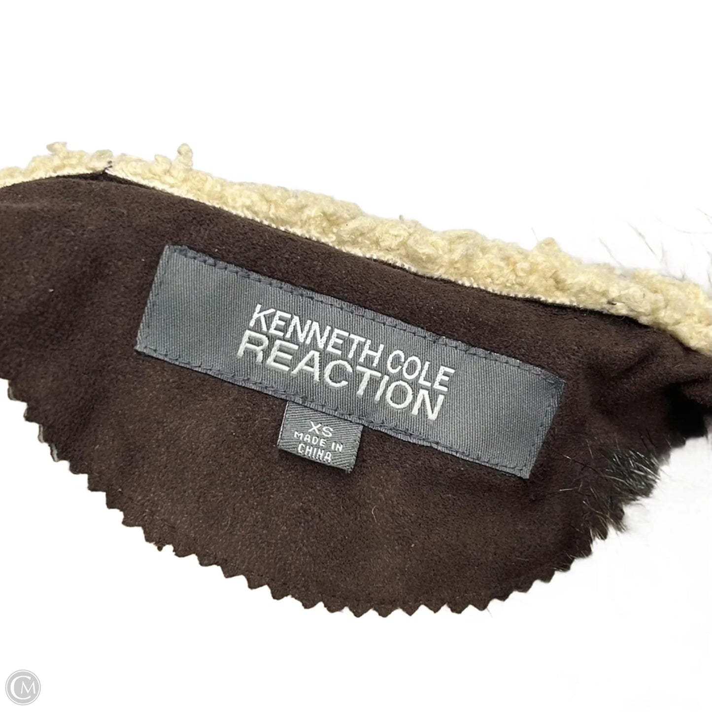 Coat Faux Fur & Sherpa By Kenneth Cole Reaction In Brown, Size: Xs