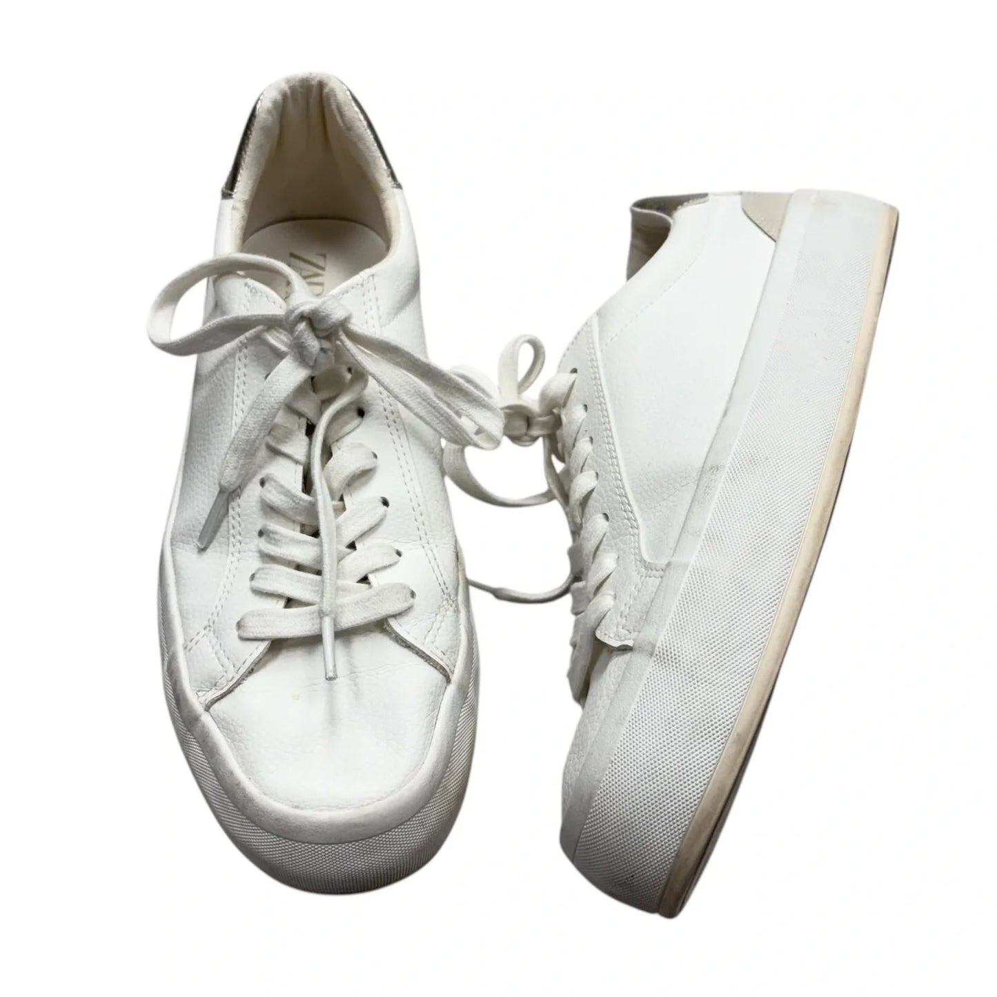 Shoes Sneakers By Zara In White, Size: 9.5
