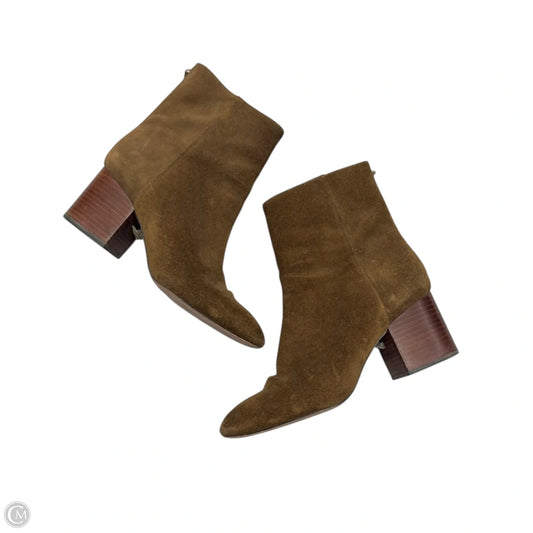 Boots Ankle Heels By J. Crew In Brown, Size: 9