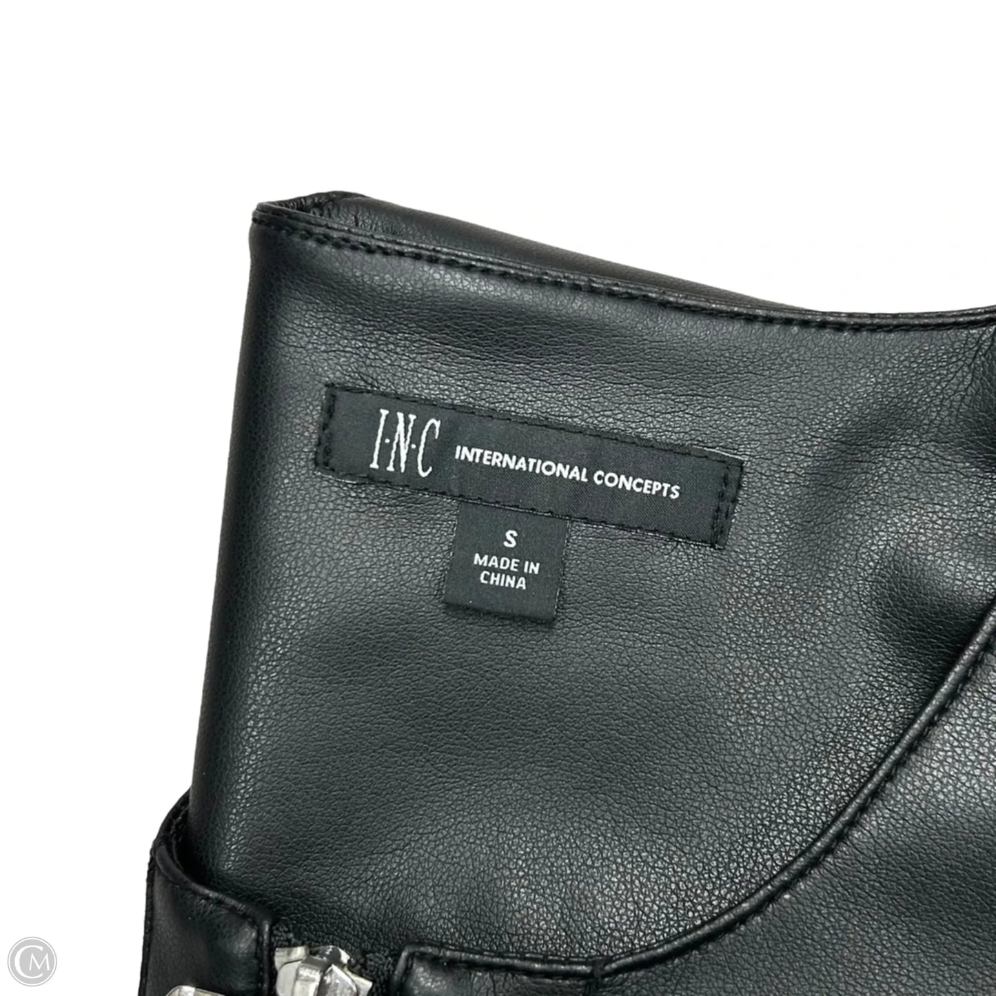 Jacket Moto By Inc In Black, Size: S