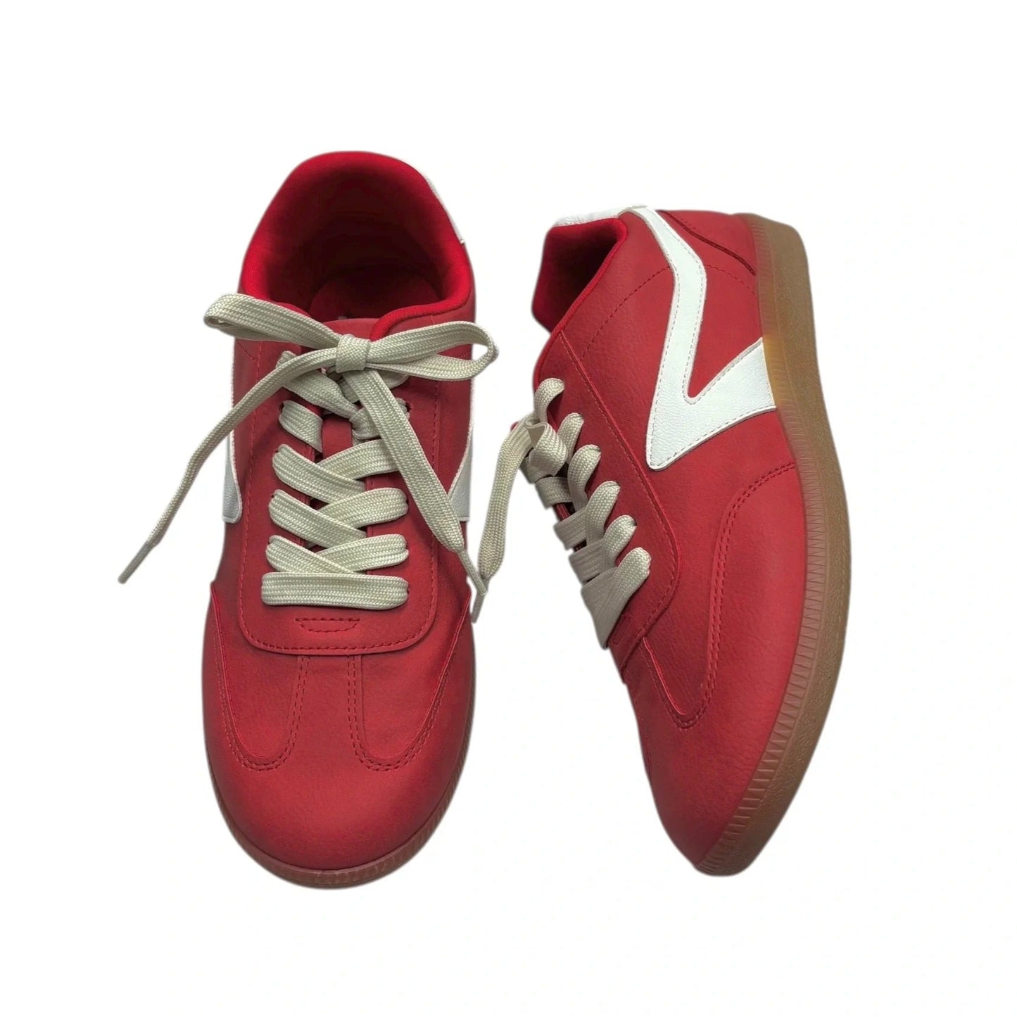 Shoes Sneakers By Dolce Vita In Red & White, Size: 8.5