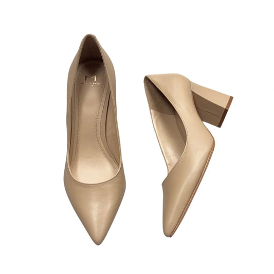 Shoes Heels Block By Marc Fisher In Tan, Size: 7.5