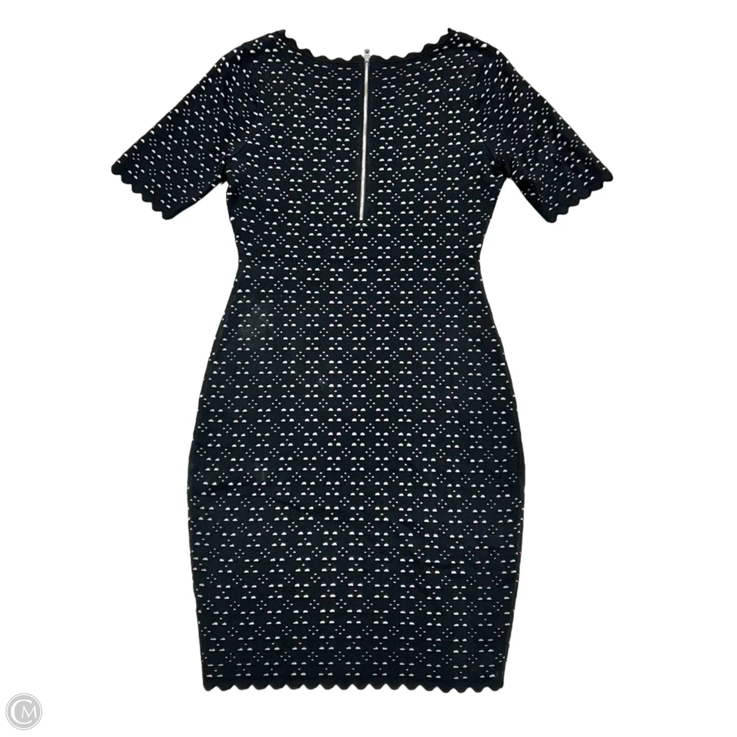 Dress Designer By Milly In Black & White, Size: L