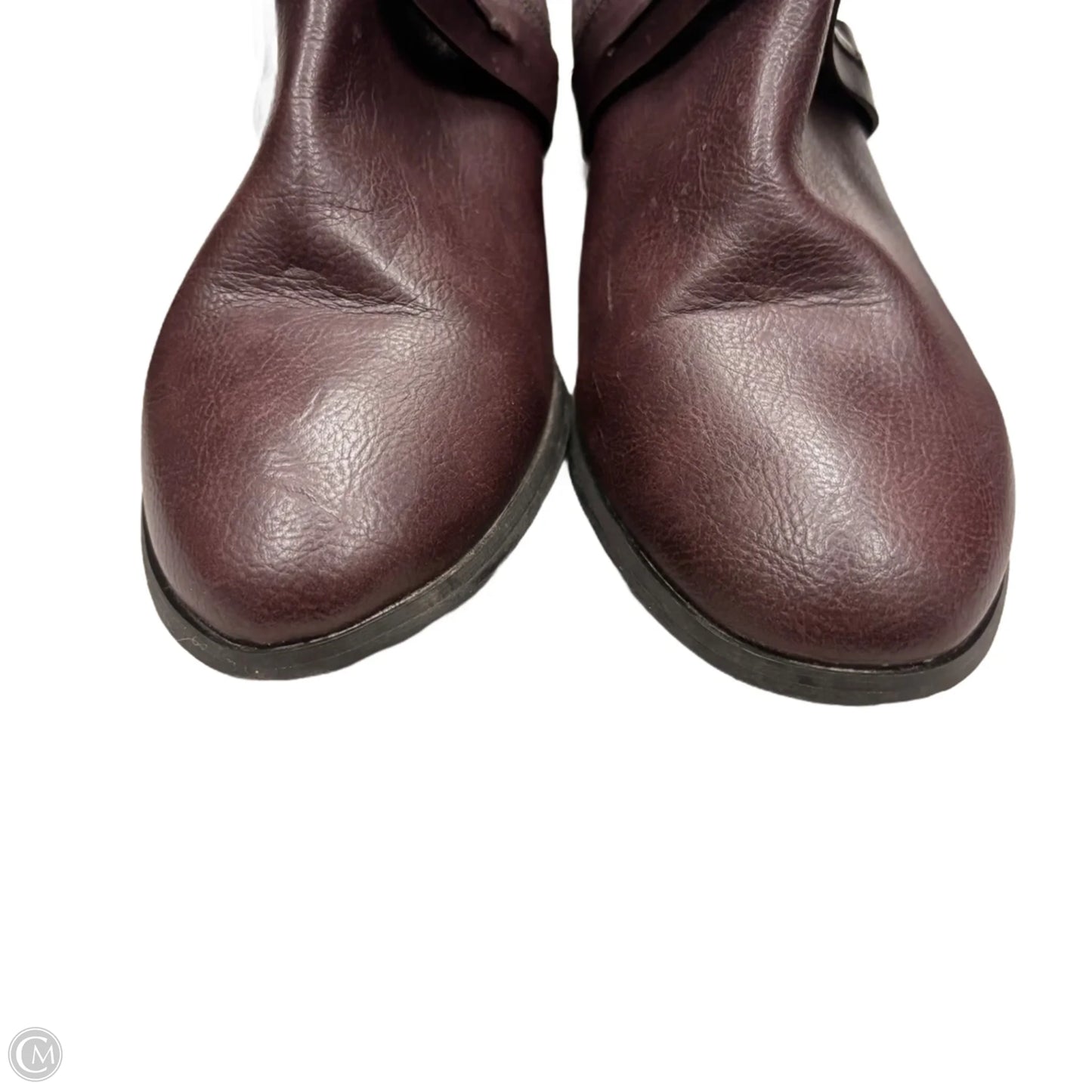 Boots Knee Flats By Comfort In Purple, Size: 11