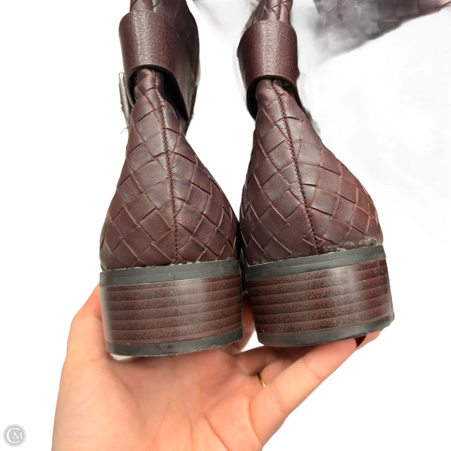 Boots Knee Flats By Comfort In Purple, Size: 11