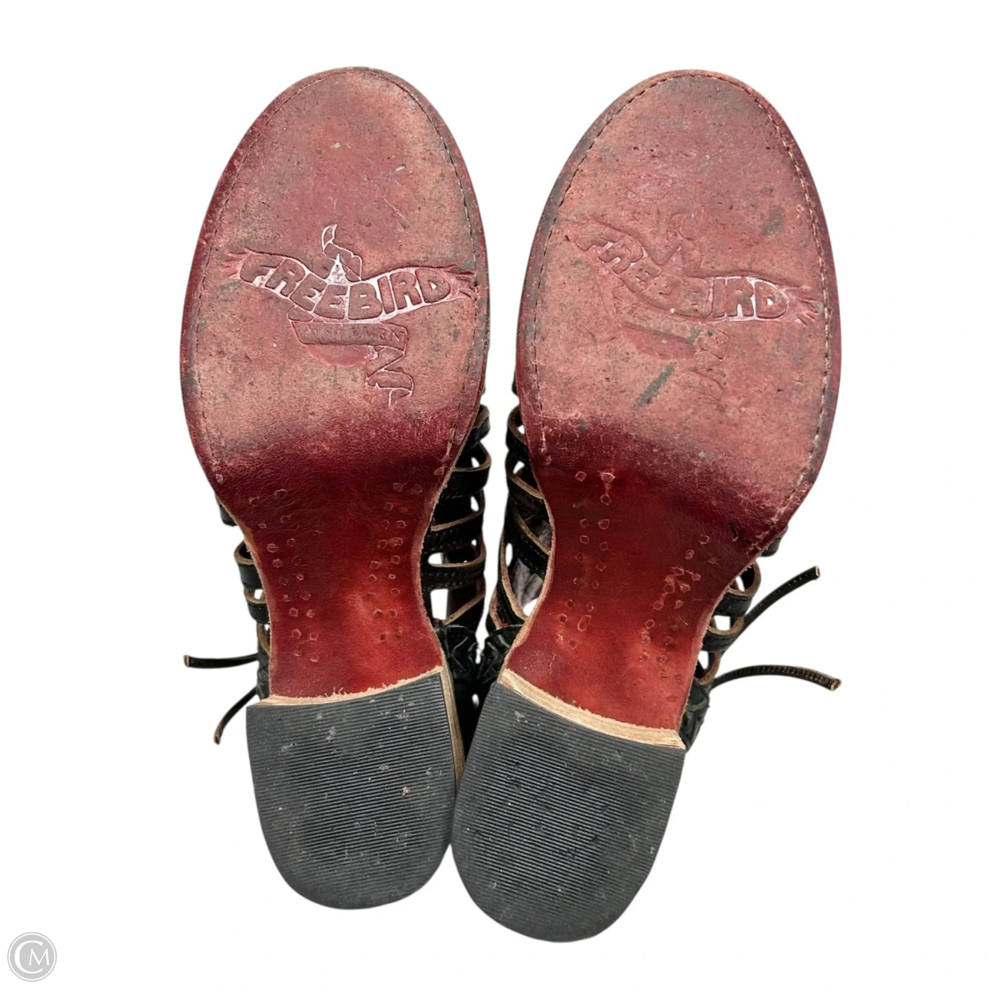 Shoes Heels Block By Freebird In Black, Size: 8