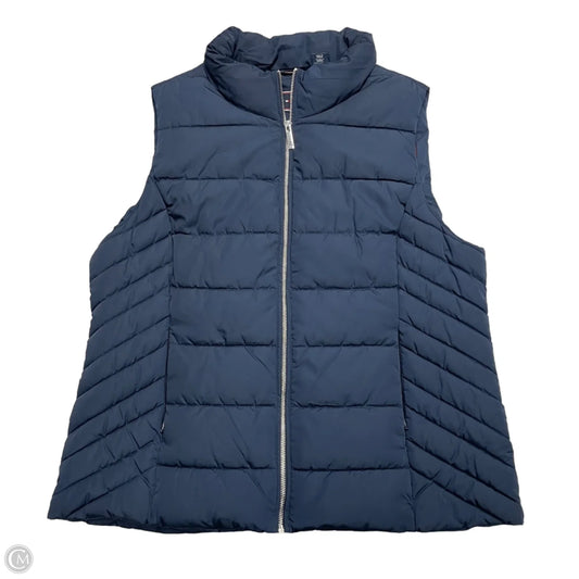 Vest Puffer & Quilted By Tommy Hilfiger In Navy, Size: Xl