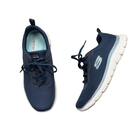 Shoes Athletic By Skechers In Navy, Size: 8