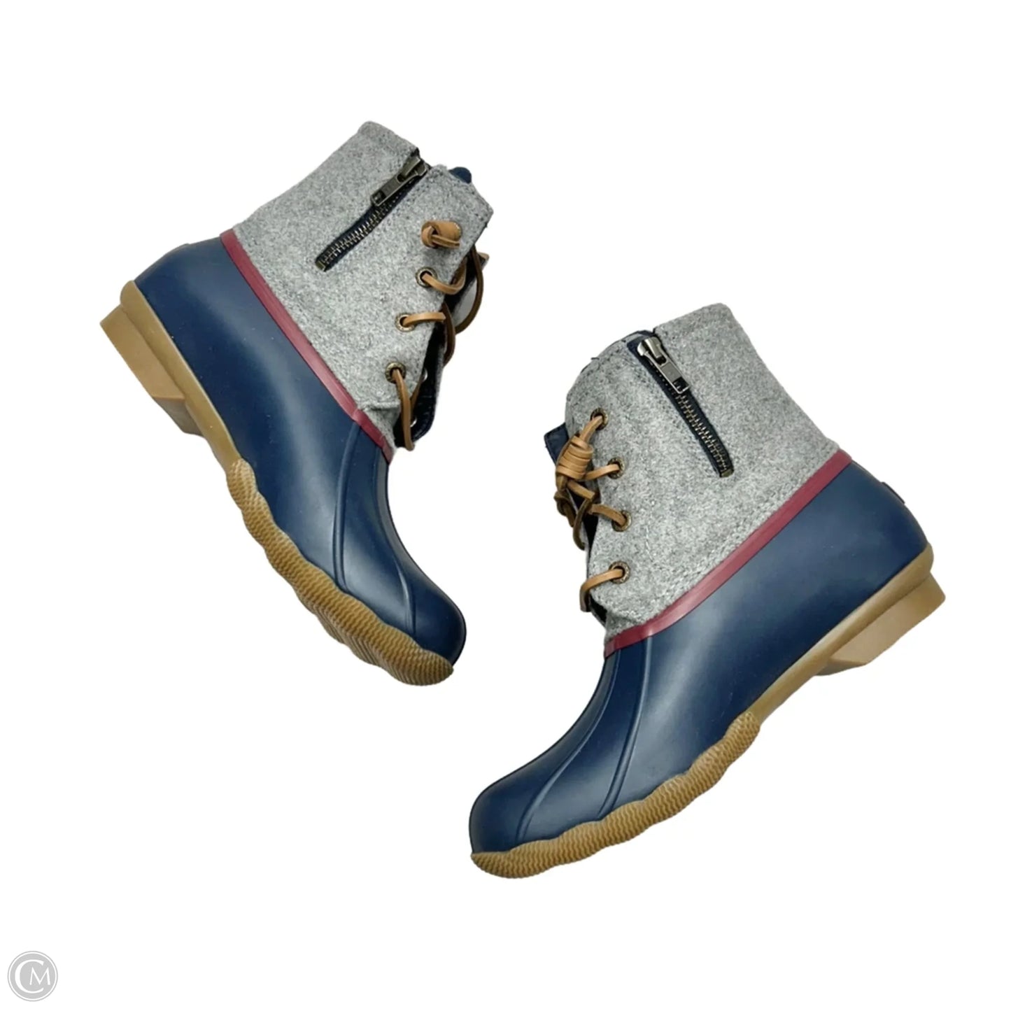 Boots Snow By Sperry In Blue & Grey, Size: 7