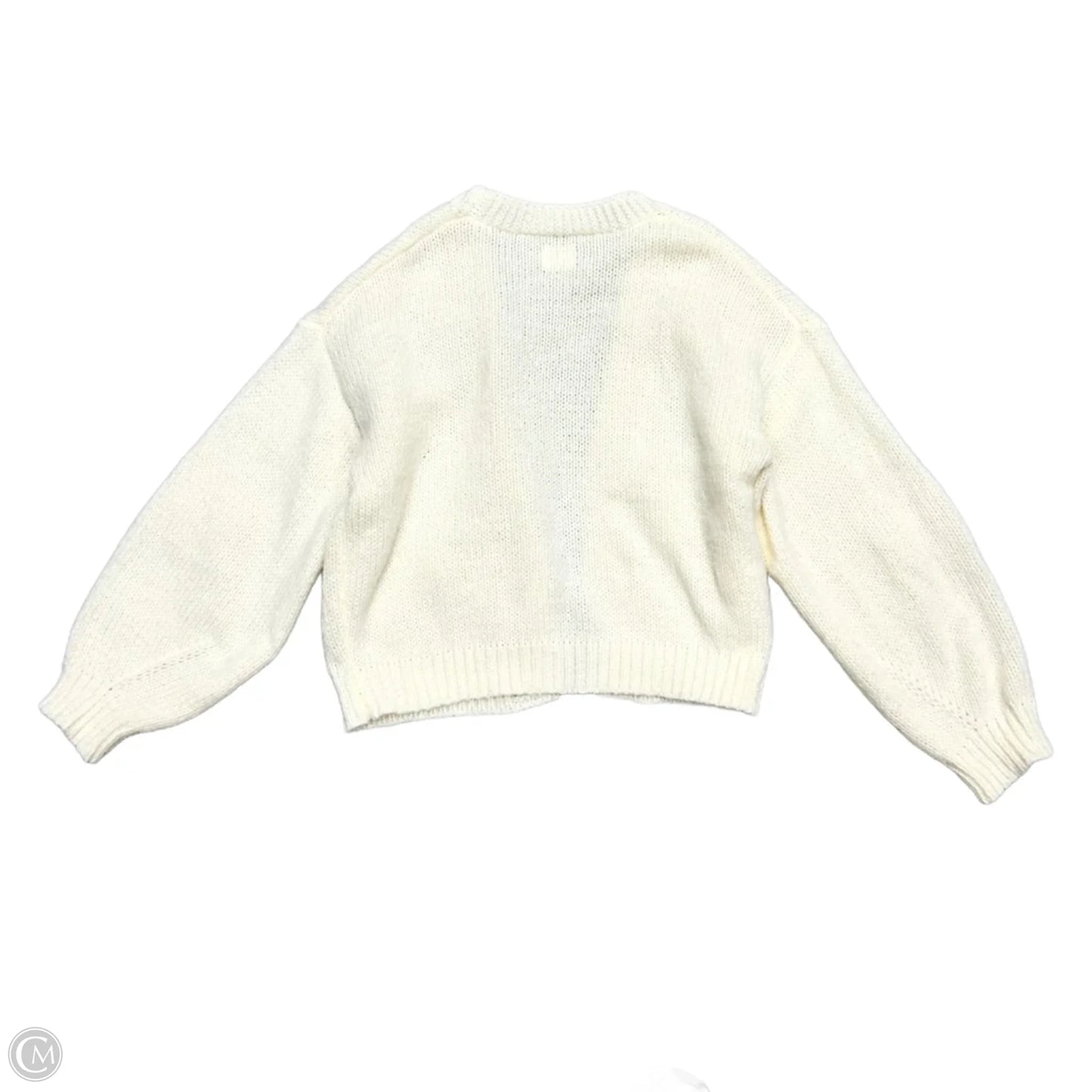 Sweater Cardigan By Luna & Ivy In Cream, Size: M