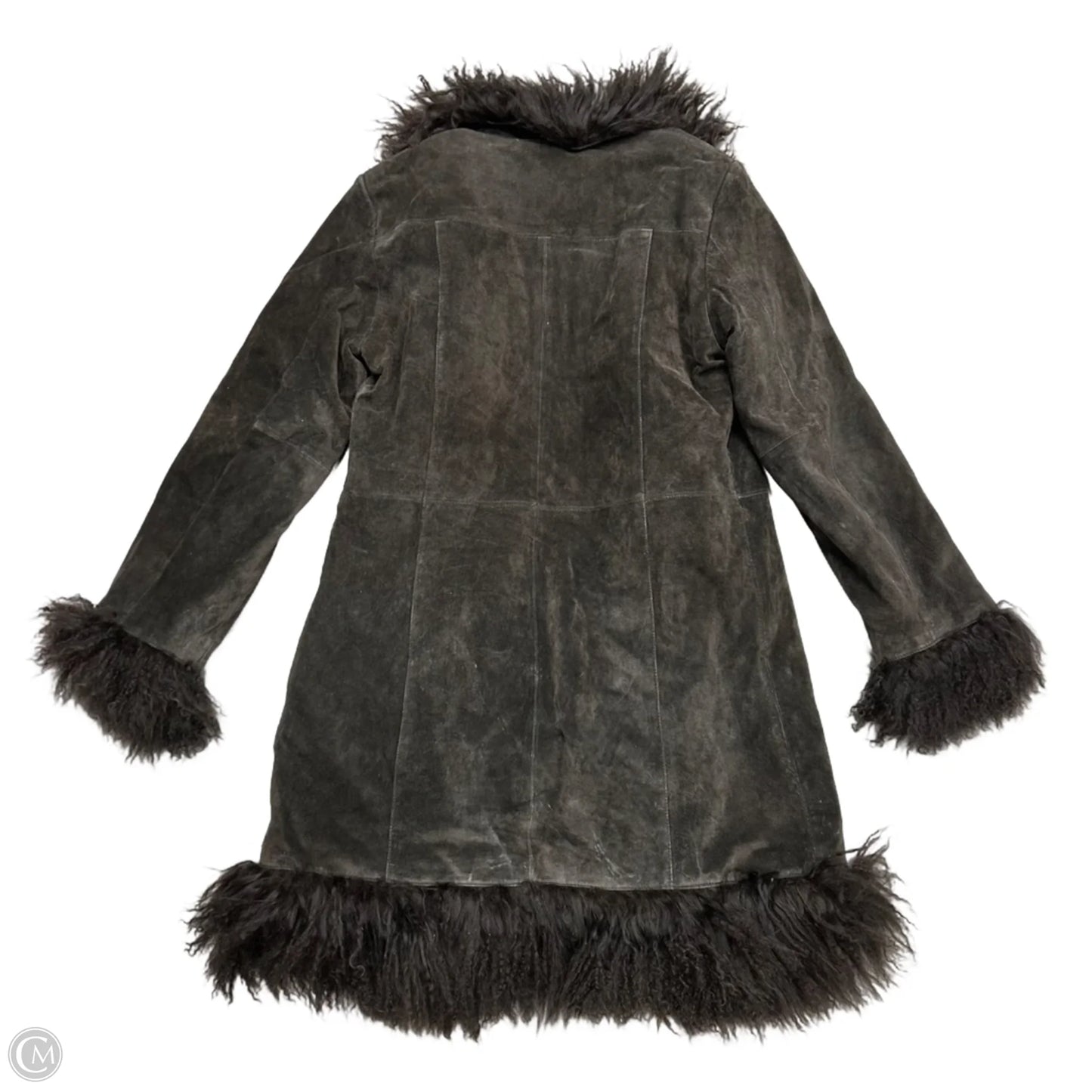Coat Faux Fur & Sherpa By Marvin Richards In Black, Size: M