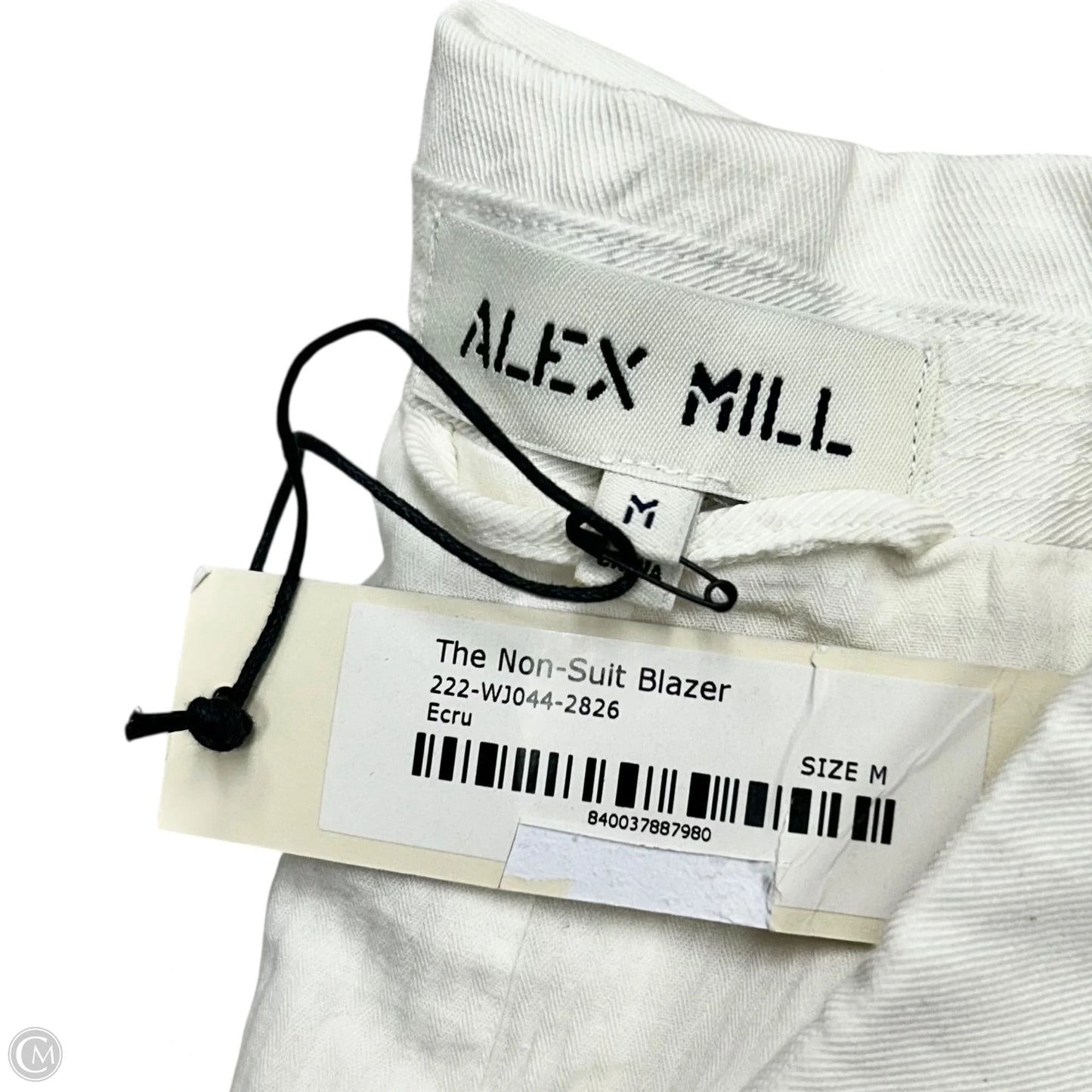 Blazer By Alex Mill In White, Size: M