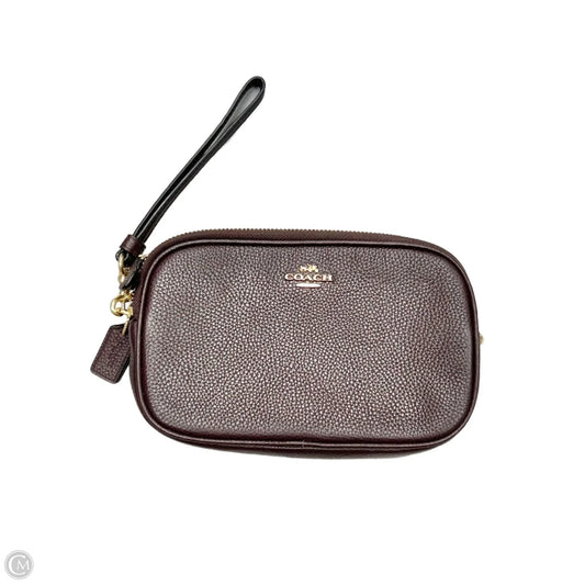 Wristlet Designer By Coach, Size: Small