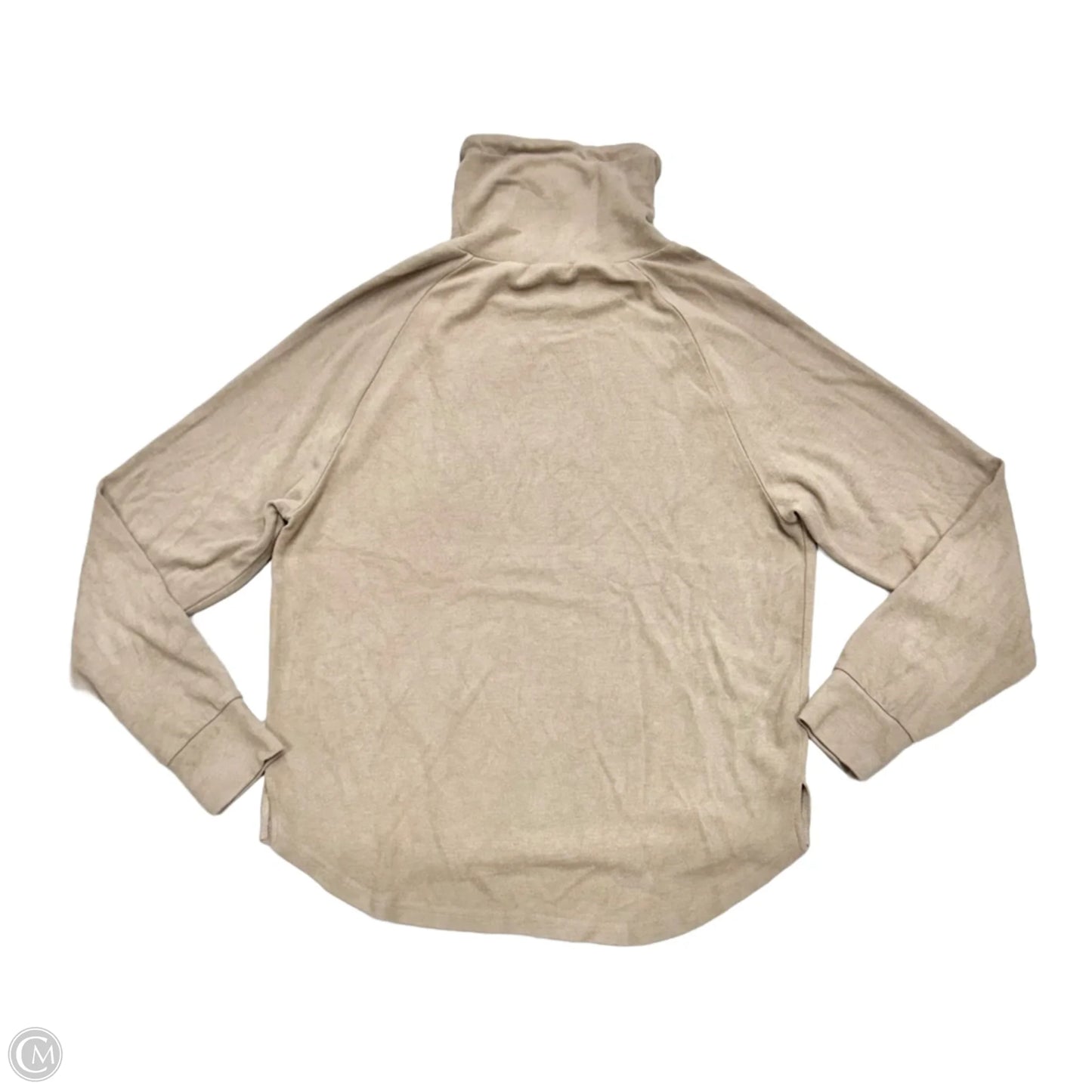 Sweatshirt Collar By Varley In Taupe, Size: S