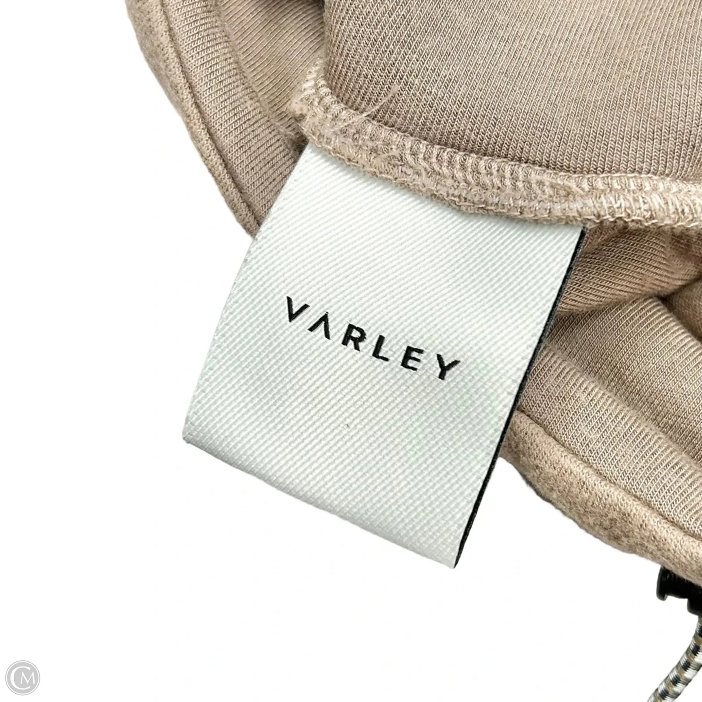 Sweatshirt Collar By Varley In Taupe, Size: S