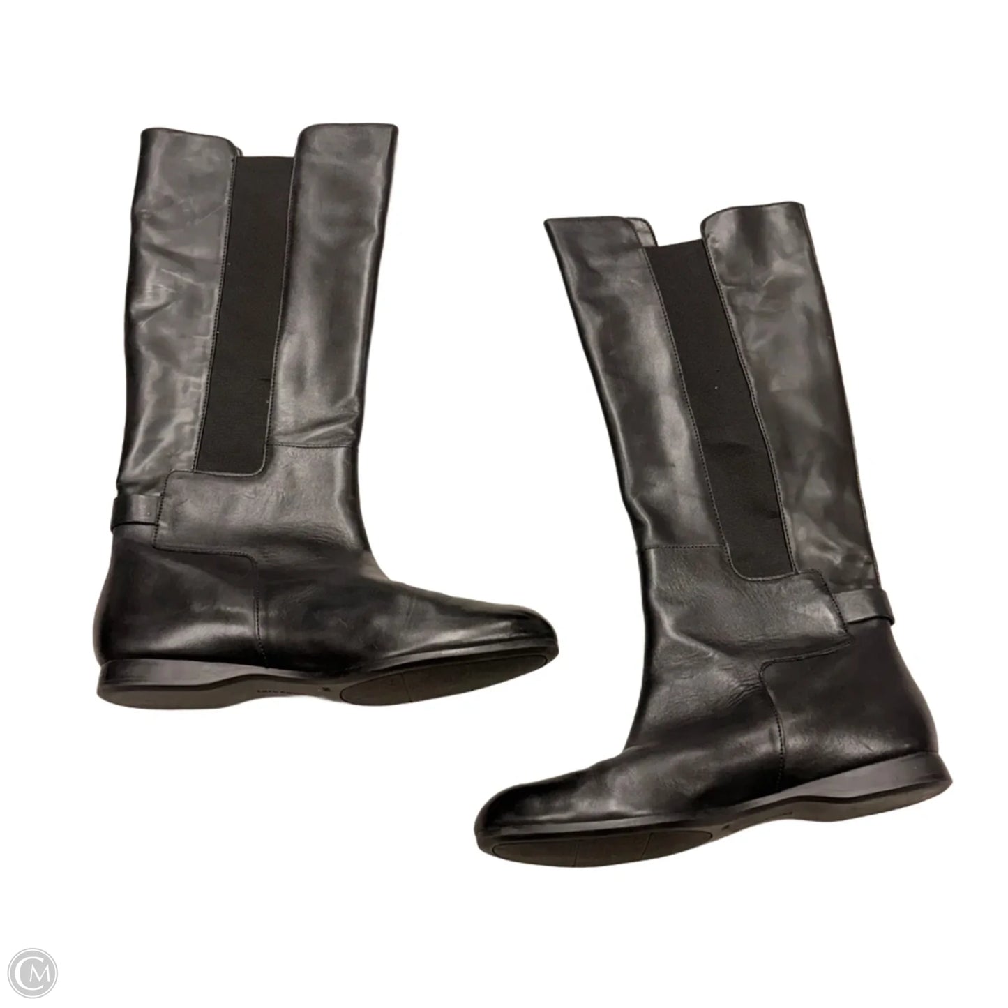 Boots Knee Flats By Enzo Angiolini In Black, Size: 9