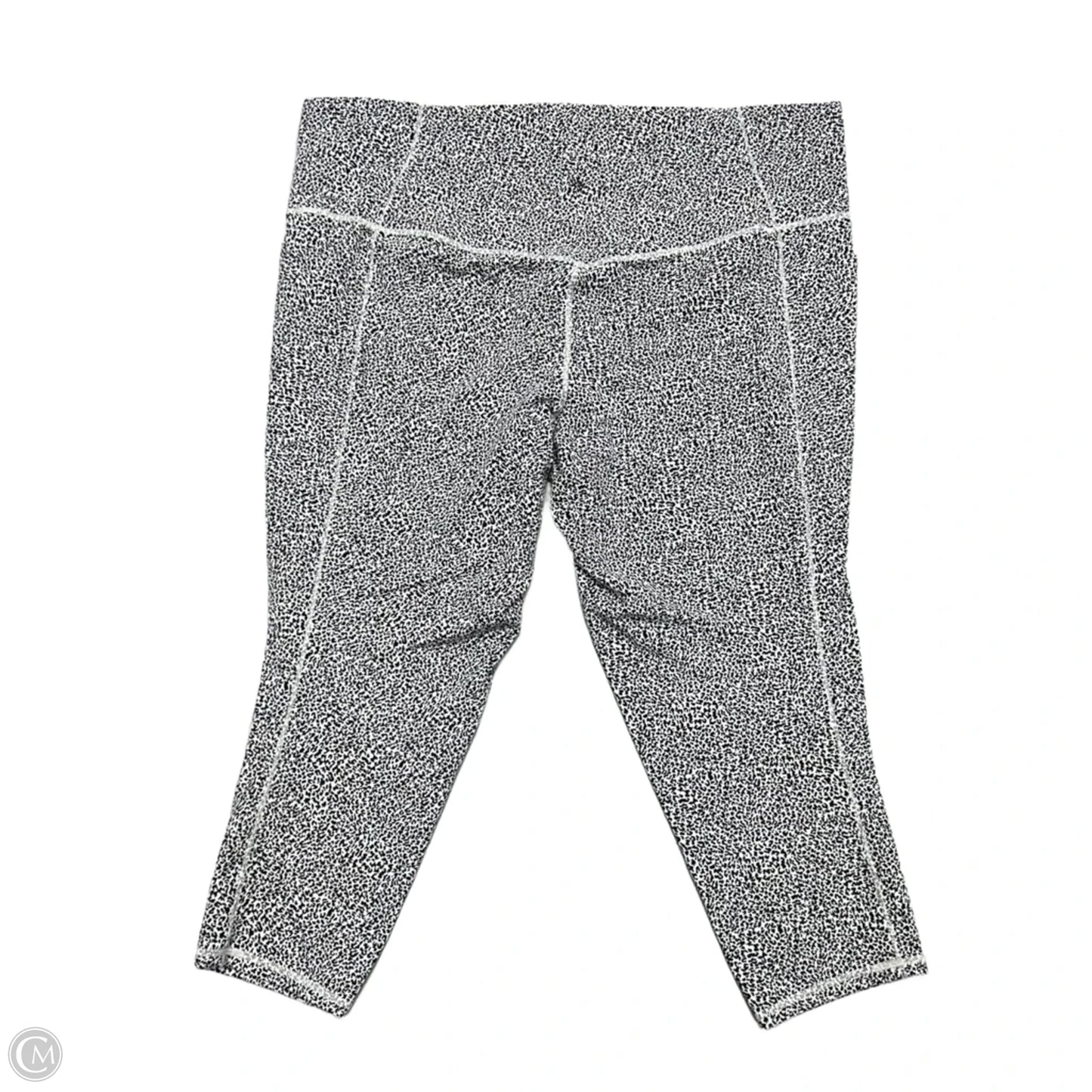 Athletic Leggings Capris By Athleta In Black & White, Size: 3x