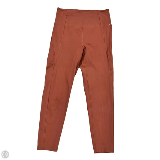 Athletic Leggings By Girlfriend Collective In Copper, Size: M
