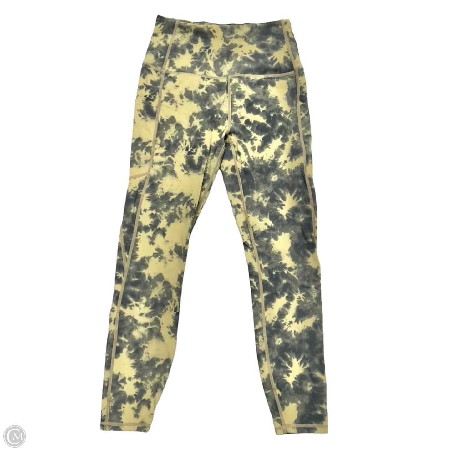 Athletic Leggings By Varley In Green & Grey, Size: S