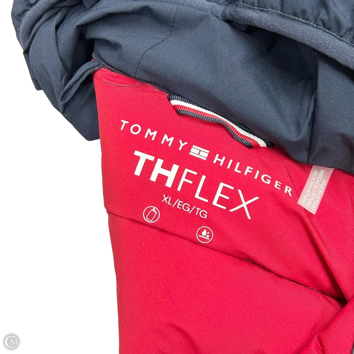 Coat Puffer & Quilted By Tommy Hilfiger In Navy, Size: Xl