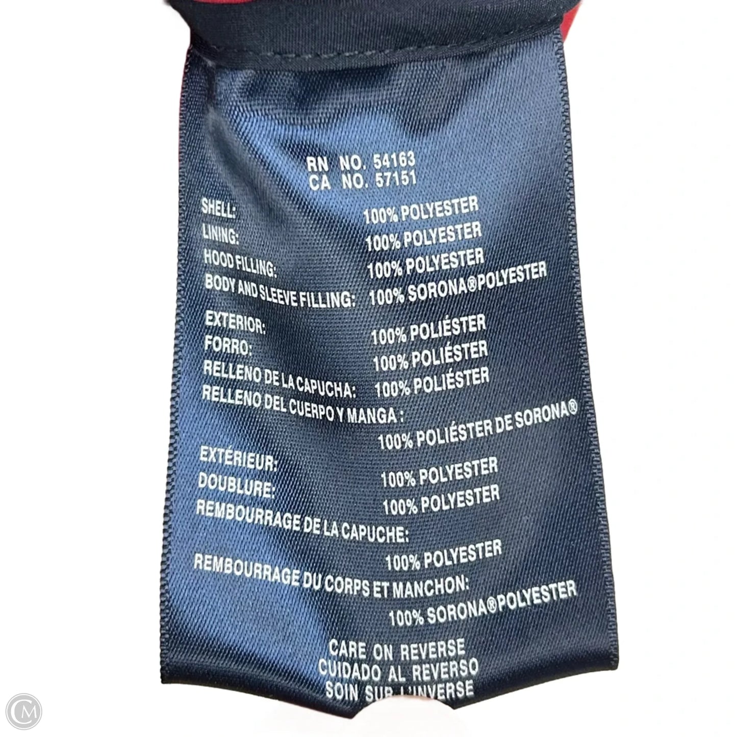 Coat Puffer & Quilted By Tommy Hilfiger In Navy, Size: Xl